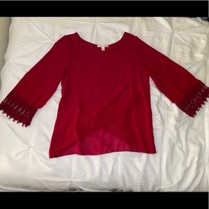 Francesca’s Red Blouse